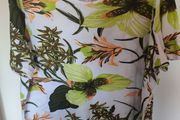 White floral T-shirt size UK24 EU50/52 Perfect condition Postage included