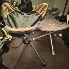 Tripod camping stool, needs repair
