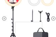 18inch LED Ring Light with Stand for Camera, YouTube, Makeup, Portrait Shooting