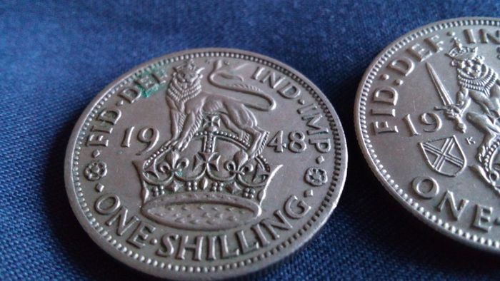 1948 Shillings. Scottish & English.