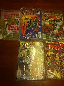 For sale family pack of New comics all factory sealed so new
