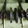 Vintage Brass and Cast Iron Cannons - Moving Wheels - Adjustable Mini Cannon - Set of 2 Image 7