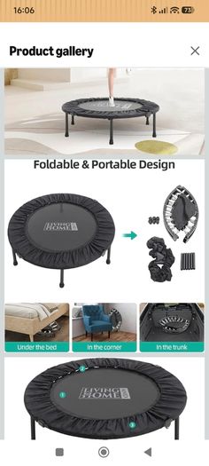 Foldable Exercise Trampoline