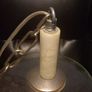 Stunning very LARGE Glass ceiling light with frosted marbled glass insert Image 3