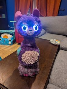 hatchimals WOW Llalacorn 32 inch tall interactive pet