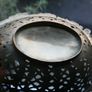 Antique decorative bowl jardiniere fruit bowl offering bowl solid brass bowl  13" x 8" Image 3