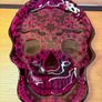 Akcam Turkish Glass Sugar Skull Serving Platter - Day of the Dead / Halloween Image 3