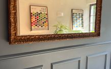 Over Mantle Antique mirror