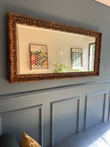 Over Mantle Antique mirror
