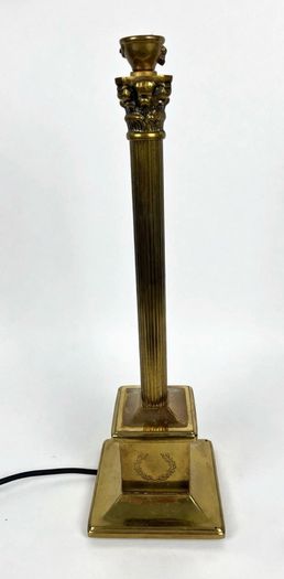 vintage brass lamp