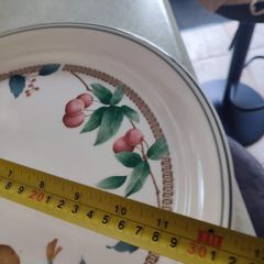 Vintage Noritake Nature's Bounty Keltcraft LARGE ROUND PLATE / PLATTER.