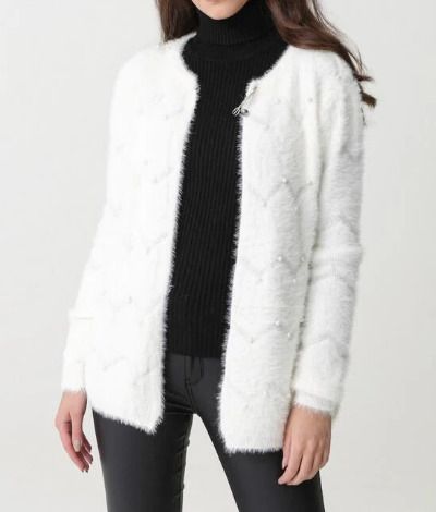 Lovely Cardigan with Pearls size 16