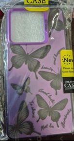 purple with black butterflies