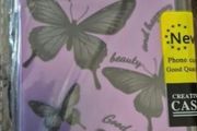 purple with black butterflies