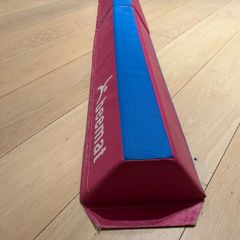 Beemat folding balance beam in pink 2m long