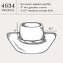 Genuine Handmade Stetson Cowboy Hat Image 8