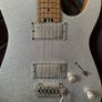 Harley Benton Pro Series electric guitar - silver sparkle Image 4
