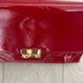 Red Patent Clutch Bag - upcycle? Image 6