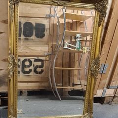 Classic Ornate Gold Wall Mirror (Baroque Style)