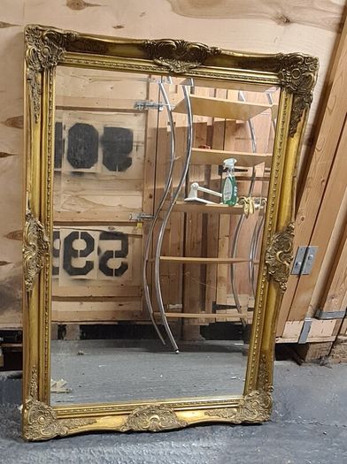 Classic Ornate Gold Wall Mirror (Baroque Style)