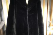 Diane von Furstennerg faux fur coat, new, size M