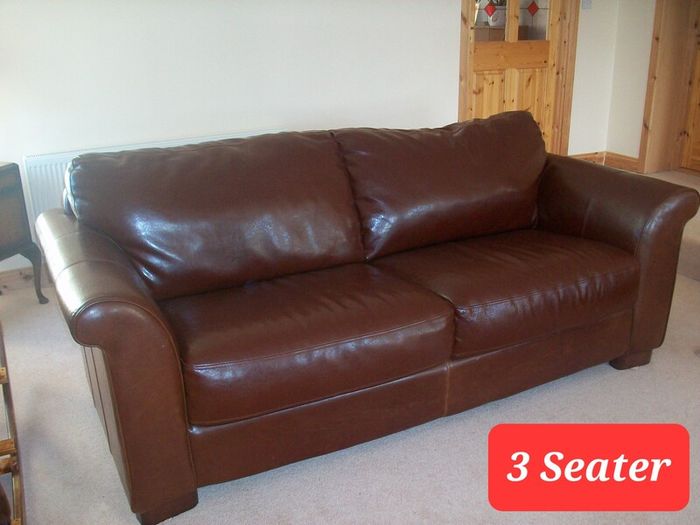 3 + 2 Seater Leather Sofa