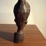 Vintage African Hand Carved Bust Image 2