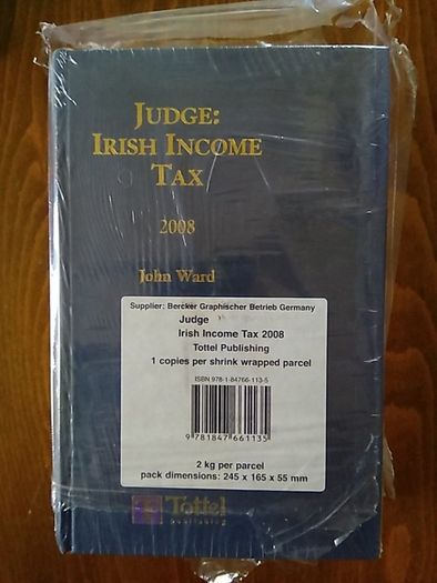 Judge: Irish Income Tax 2008 John Ward