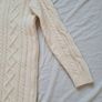 Lacoste alpaca wool Knitted long jumper Size 10 eu 38 cream in new condition Image 7