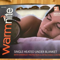 Single heated under blanket