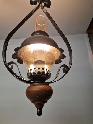 Pair of Vintage French 1970s  ceiling lights