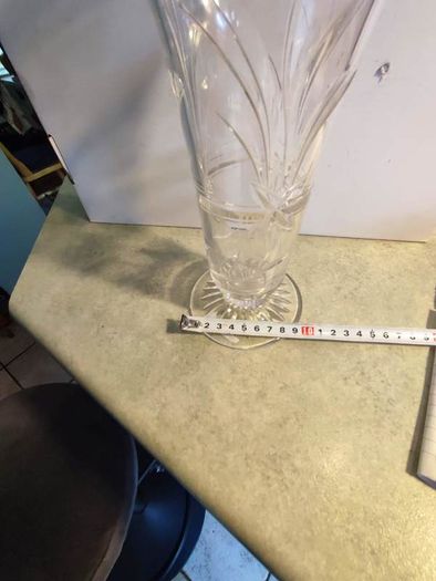 Lovely English Crystal Vase.  No. 7