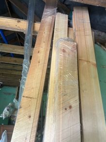 Pine wood cladding