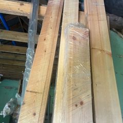Pine wood cladding
