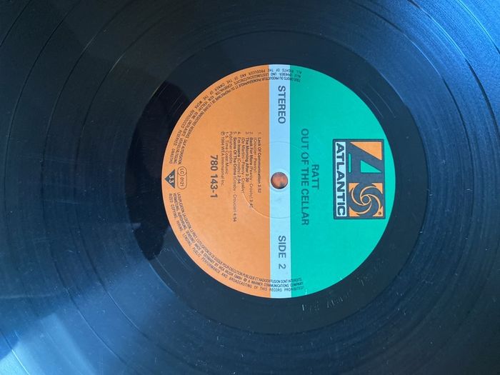 Ratt "Out of the Cellar" vinyl