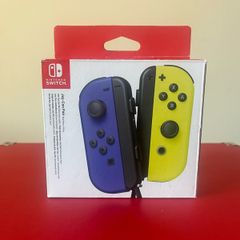 Official Nintendo Switch Joy-Con Pair (Blue / Neon Yellow) Boxed