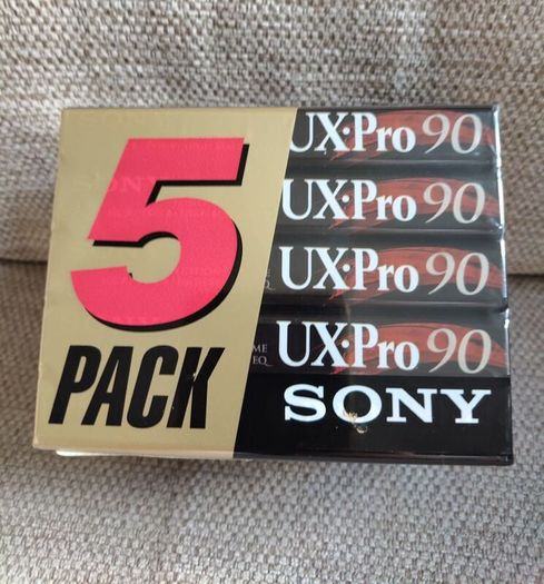 Sony UX-Pro 90 Type 2 sealed pack of 5 five blank cassette tapes