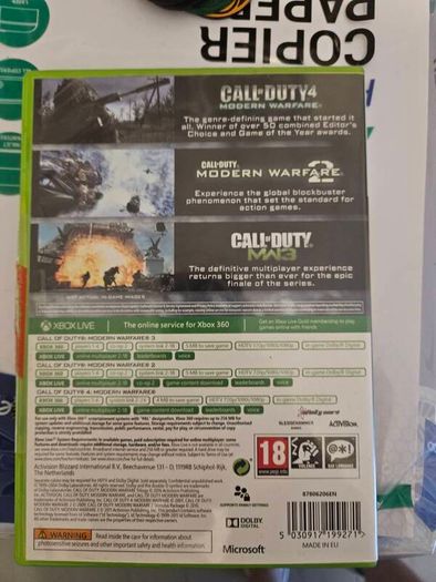 Call of Duty games for Xbox 360