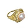 Sterling silver 925 ring with Edison Pearl Image 6