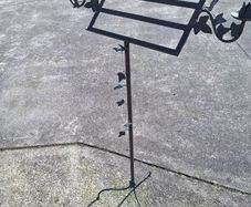 Wrought iron reading or music stand