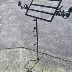 Wrought iron reading or music stand