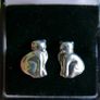 Vintage Sterling Silver 925  Earrings 2,13g Image 3