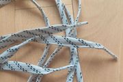Tommy Hilfiger laces - white with navy fleck