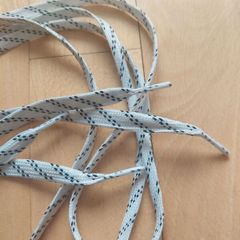 Tommy Hilfiger laces - white with navy fleck