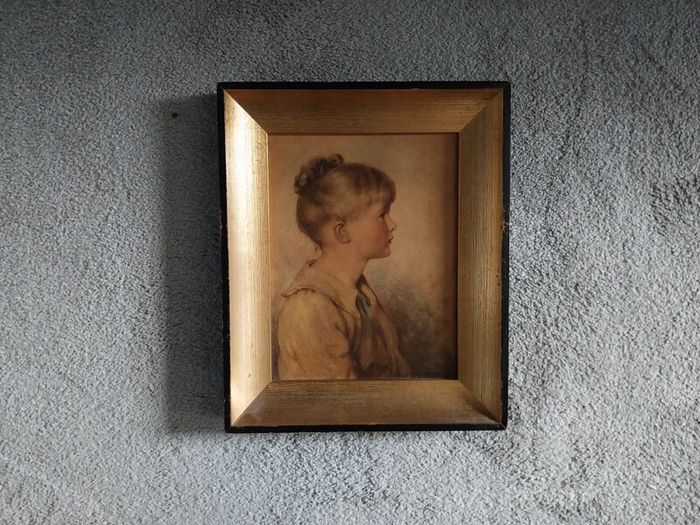 Vintage artwork and frames