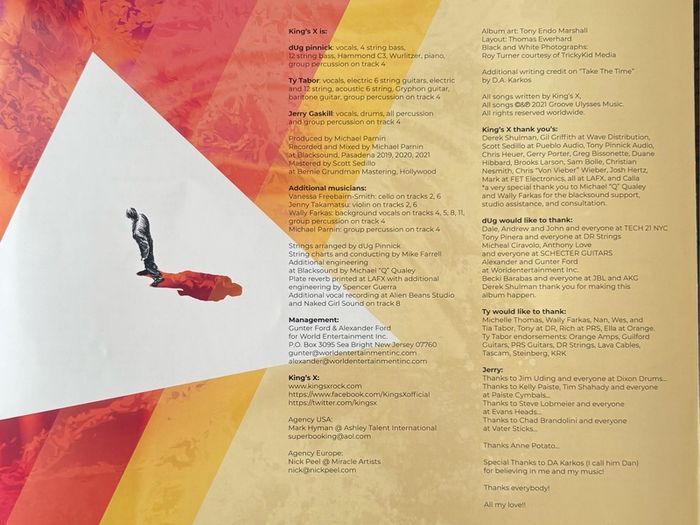 Kings X - Three Sides of One. Double LP with booklet insert and free CD. Only the first LP has been played, and just once. Everything  as new.