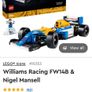 LEGO 10353 Icons #10353 Williams Racing FW14B & Nigel Mansell Image 2