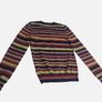 Bennetton Girls Multi stripe wool blend cardigan age 11/12 years Image 5