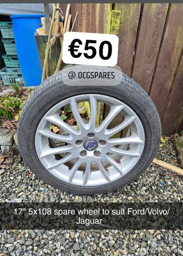 Various Sets & Singles of 5x108 Steel wheels & Alloys to Suit Ford , Volvo & Jaguar 15" 16" 17" 18" inch with 63.5 c/b @ OCG