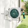 Wall-Mounted Garden Hose Reel 30 m x 13 mm Automatic Retractable Water Hose Reel gray Image 2